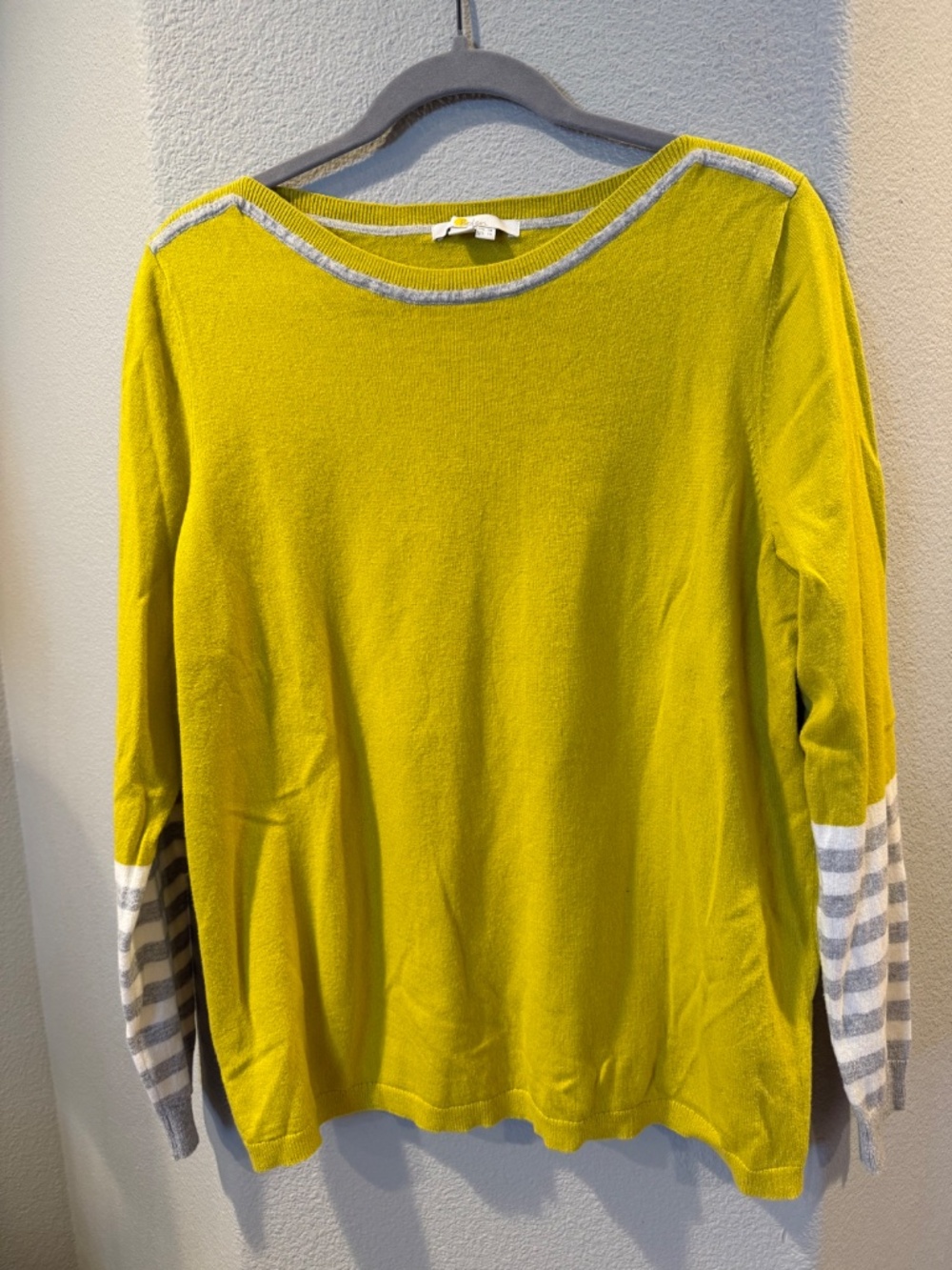Boden Sweater size 14 - Chartreuse yellow